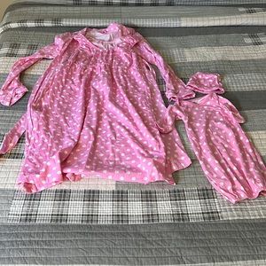Baby be Mine Robe Nightgown Set Gown Small